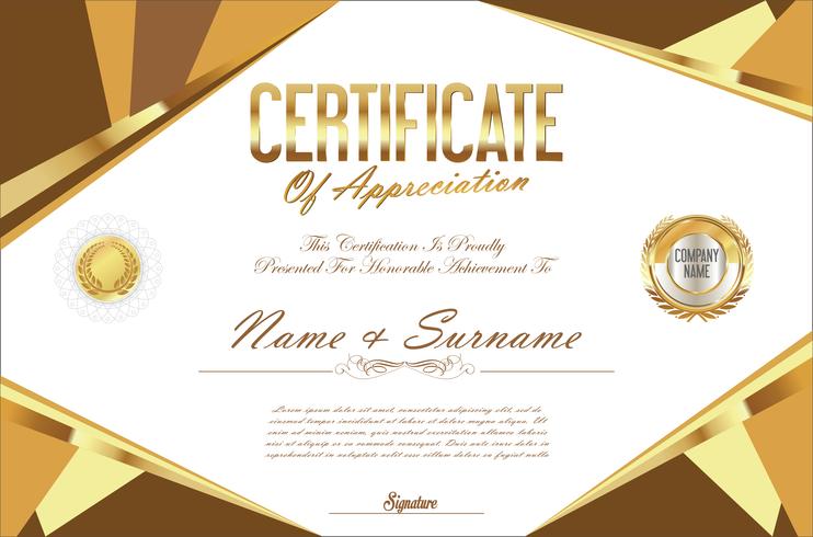 Certificate vector