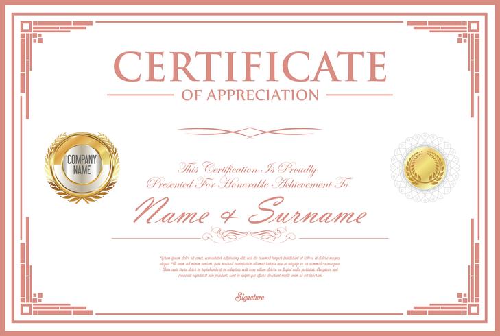 Certificate vector