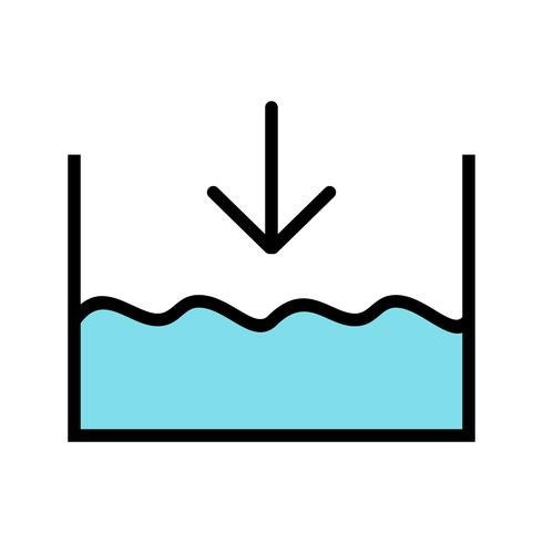  Below sea level Vector Icon
