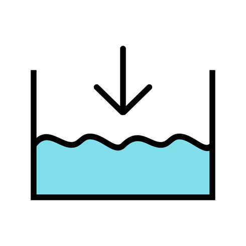  Below sea level Vector Icon