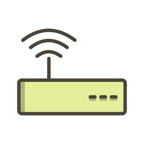 Vector icono de WiFi