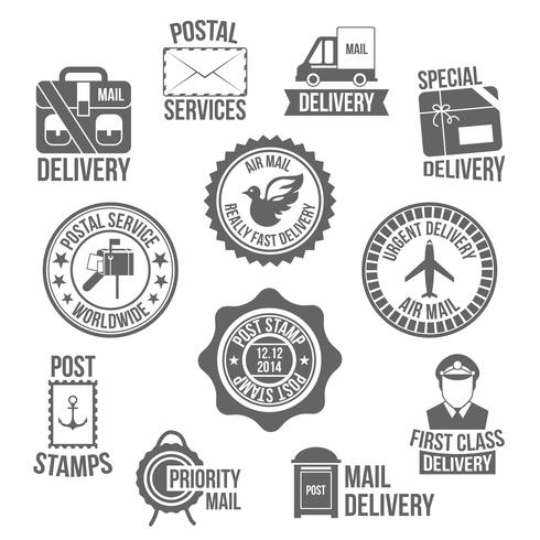 Post service label vector