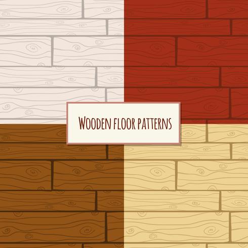 Wooden floor seamless pattern vector
