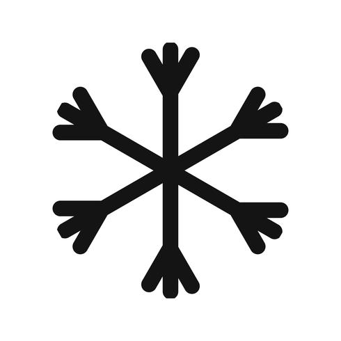 Icono de Vector de nieve