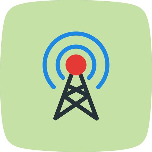 Broadcast Vector Icon