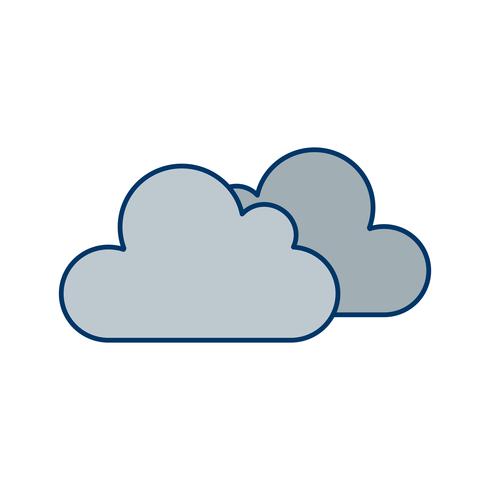  Cloudy Vector Icon