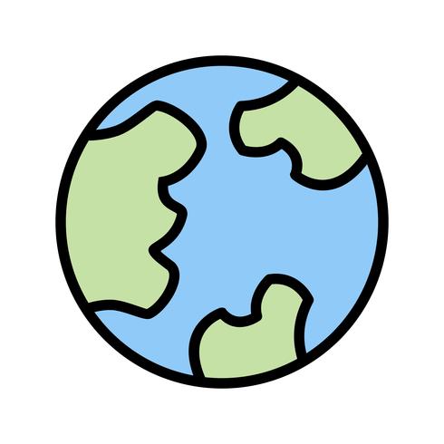 Icono de vector de globo