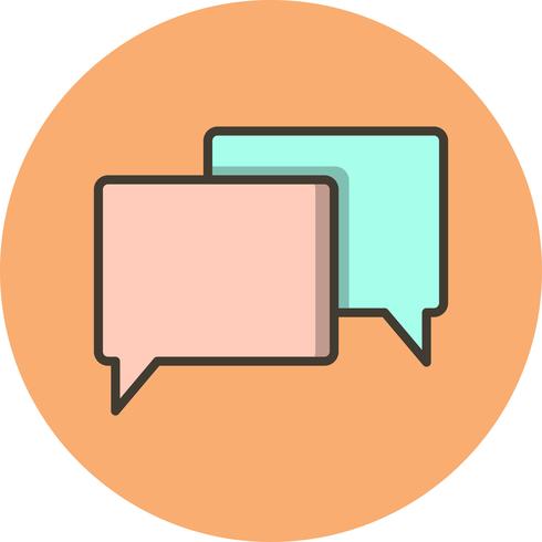 Vector Conversation Icon