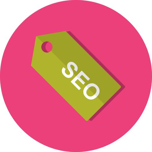 Vector SEO Tag Icon