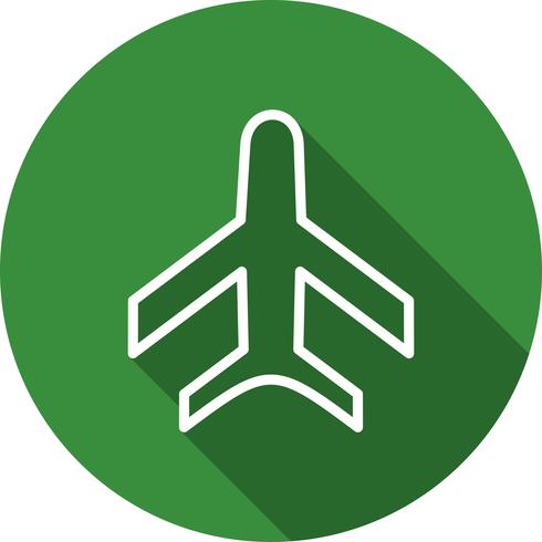 Vector icono de avión