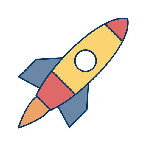 Space Ship Vector Icon