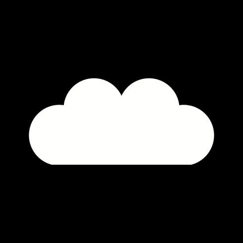 Vector icono de nube