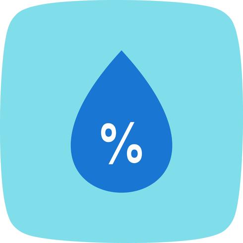 Humidity Vetor Icon vector