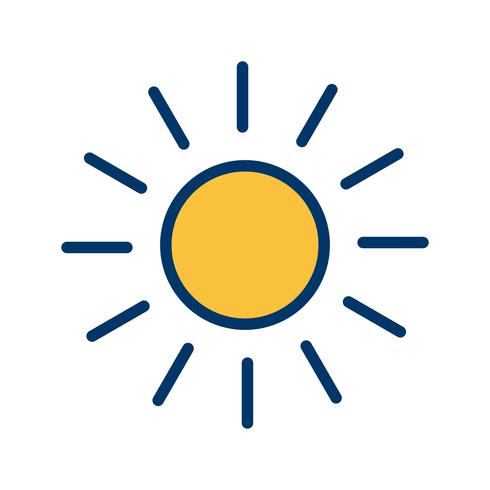 Sun Vector Icon