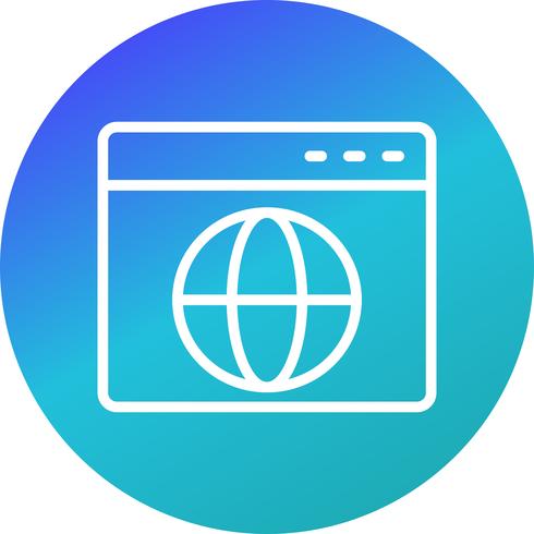 Vector Browser Icon