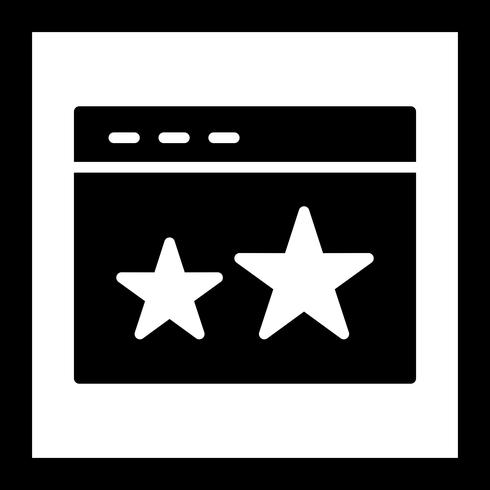 Vector Starred Icon