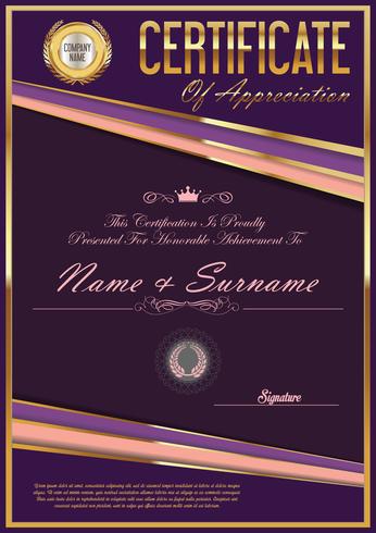 Certificate vector