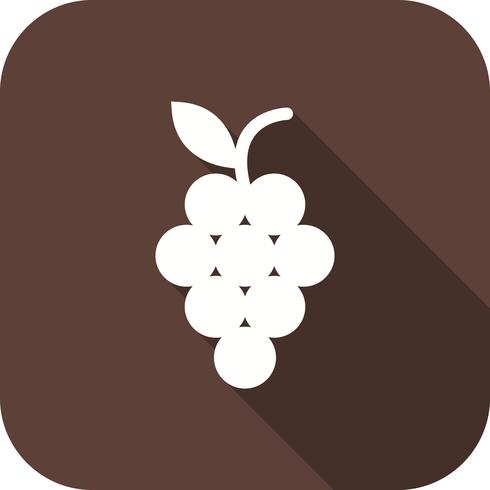 Vector icono de uvas