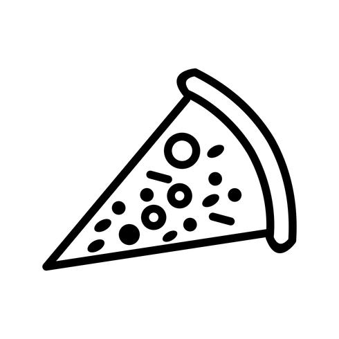 Vector icono de pizza