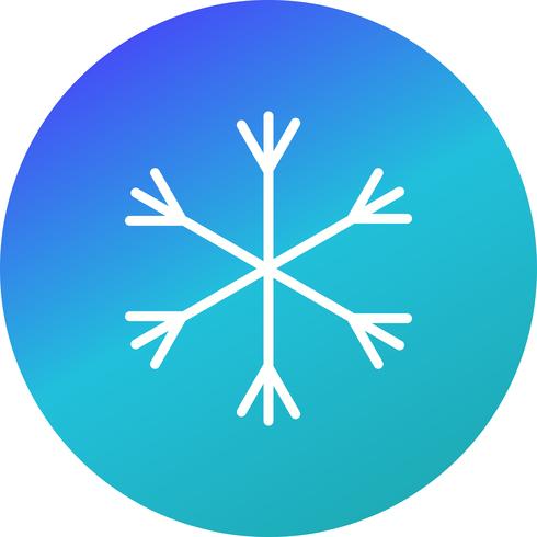 Icono de Vector de nieve