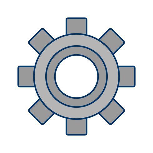 Icono de configuración de vector