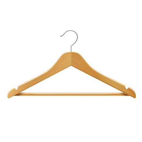 Clothes hanger vector