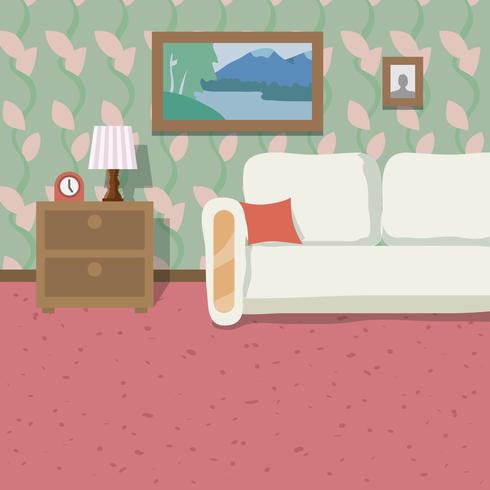 Indoor location background vector