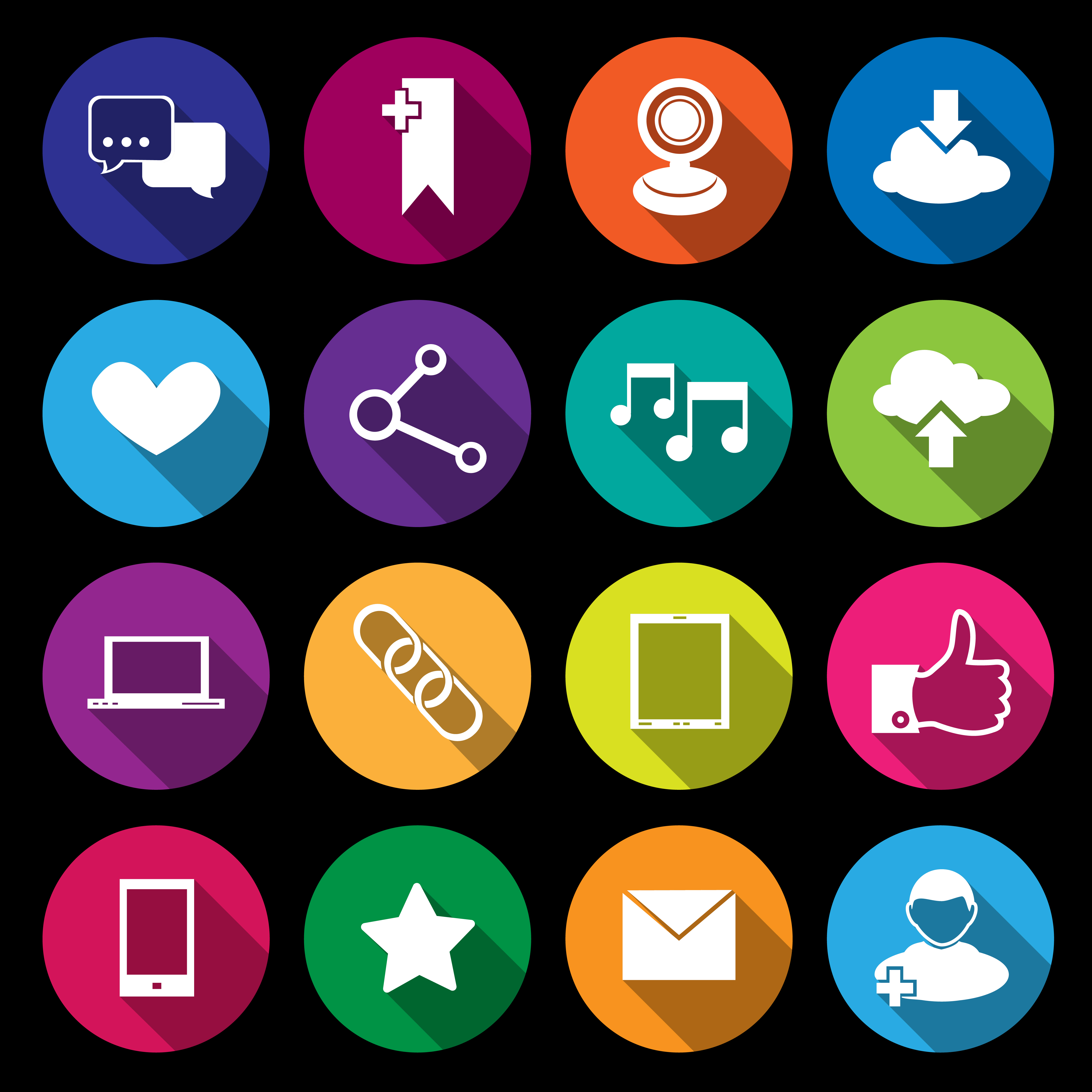 Download Social Media Icons - Download Free Vectors, Clipart ...