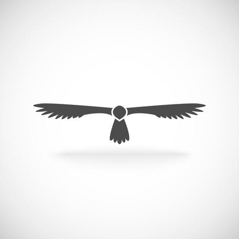 Eagle icon vector