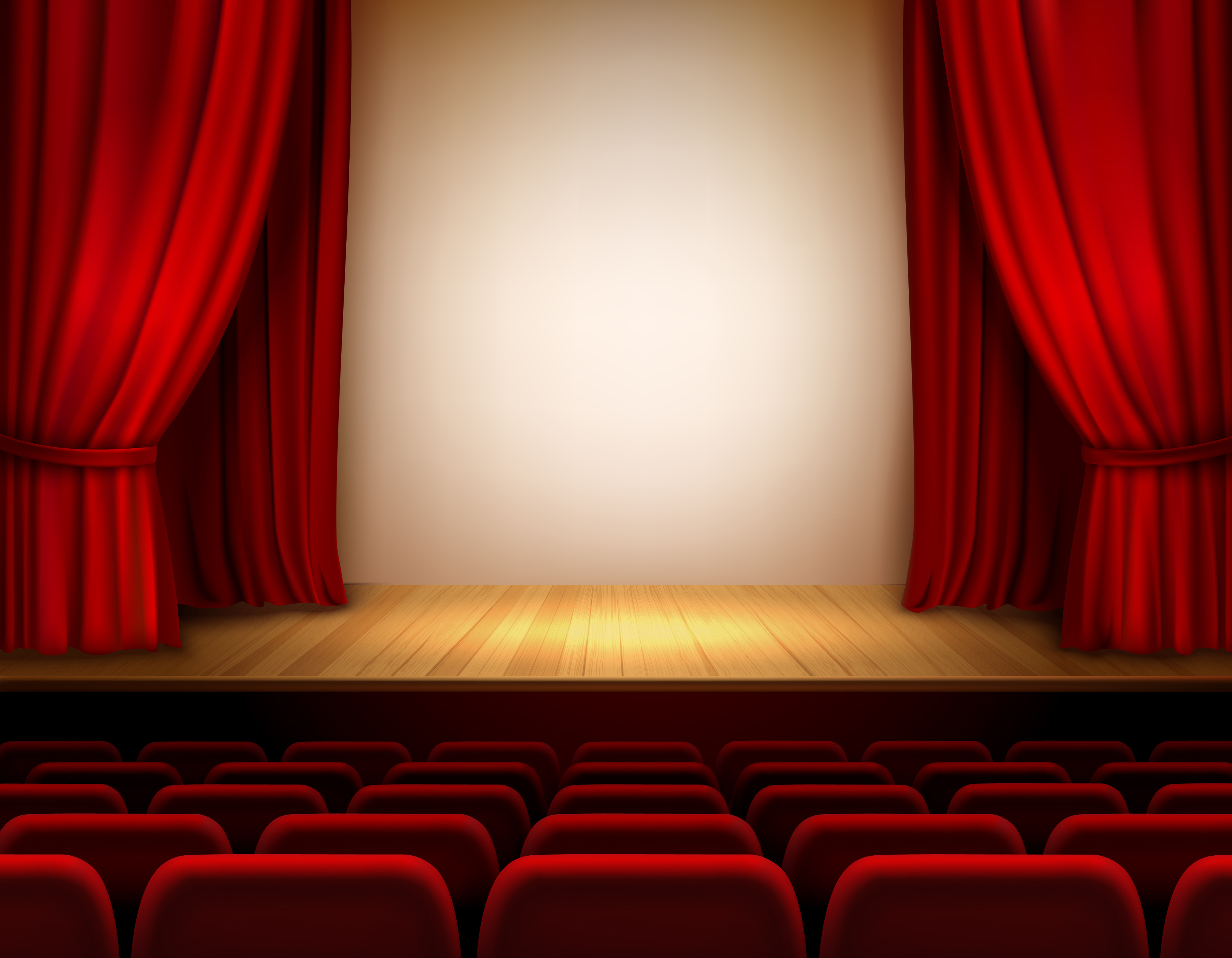 Theater stage background 438840 Vector Art at Vecteezy