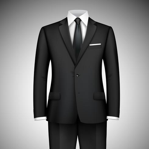 Traje de hombre de negocios vector