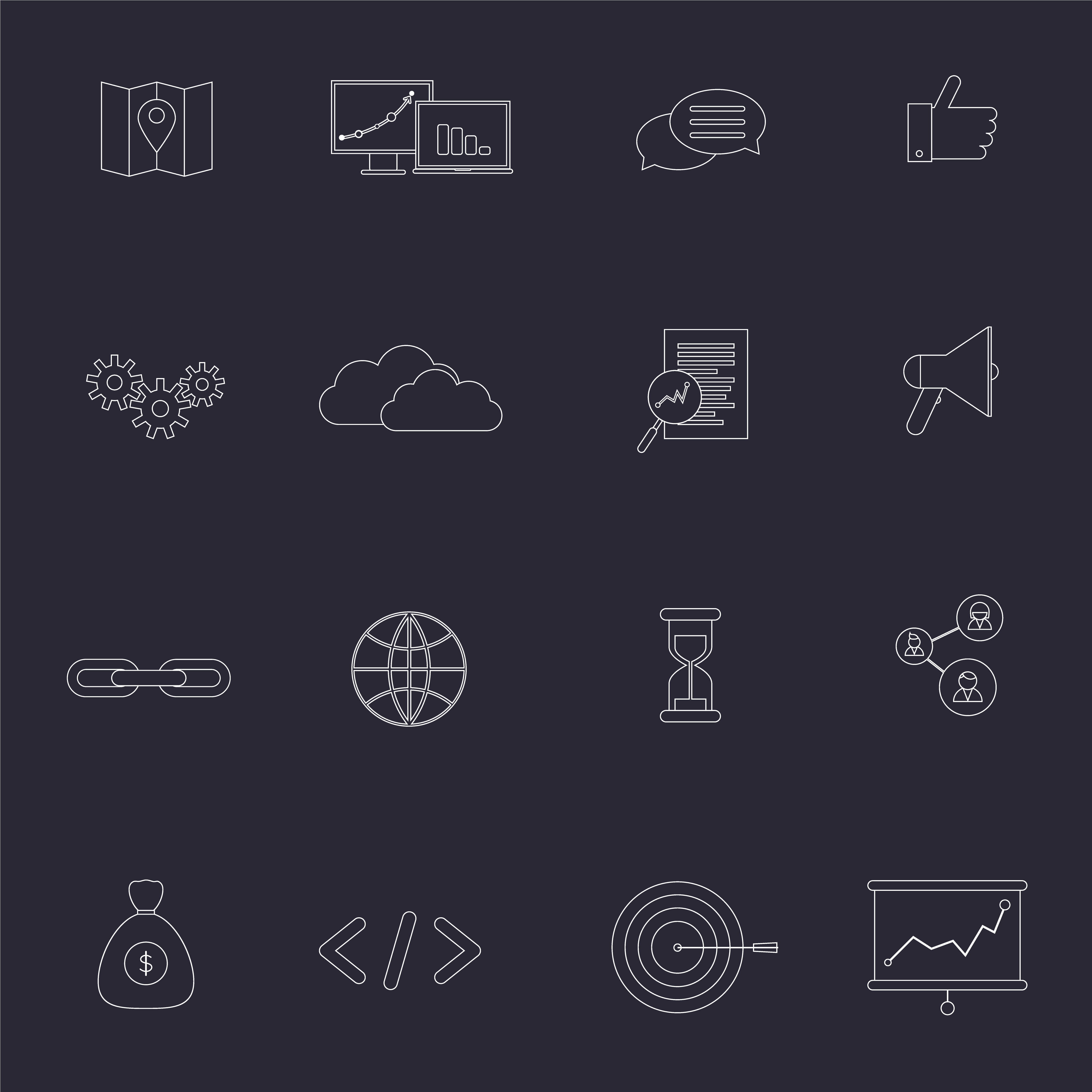 SEO marketing set 438958 Vector Art at Vecteezy
