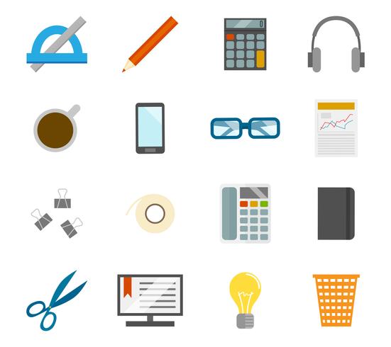 Office Icons Set vector