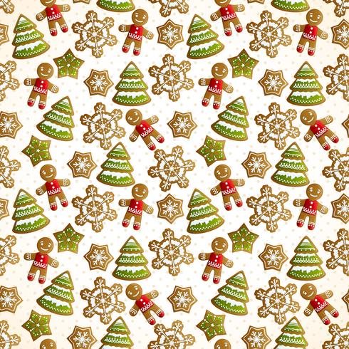 Christmas seamless pattern vector