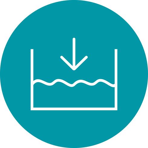  Below sea level Vector Icon