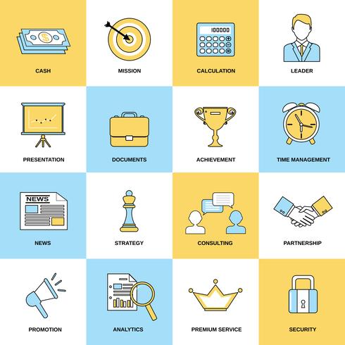 Marketing Icons Set vector