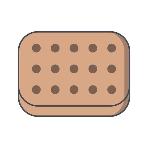 Vector icono de galleta