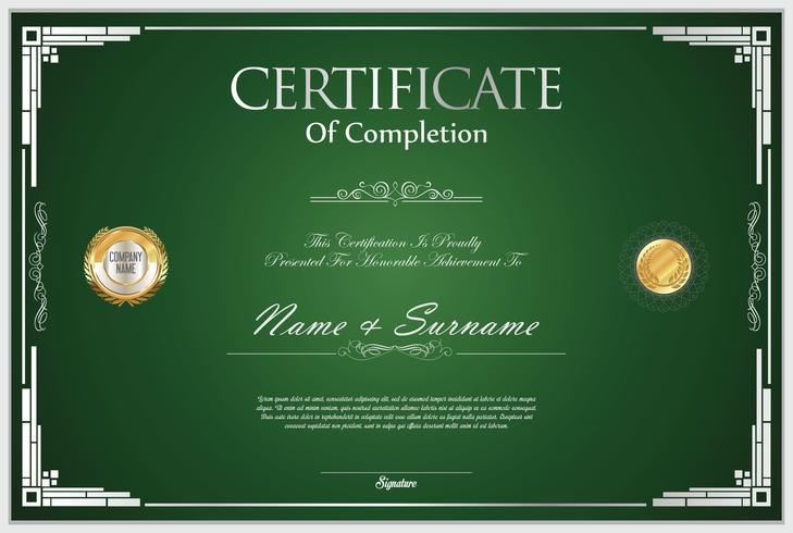 Certificado vector