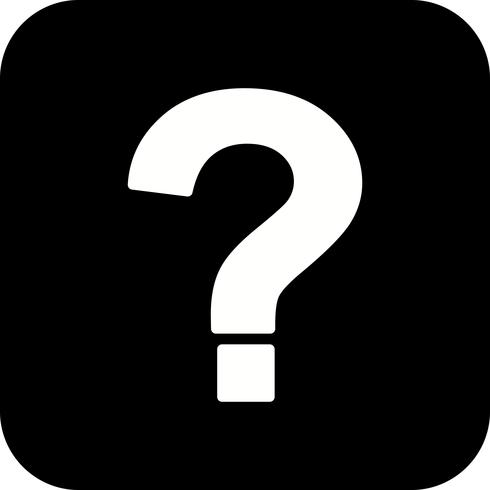 Question Mark Vector Icon