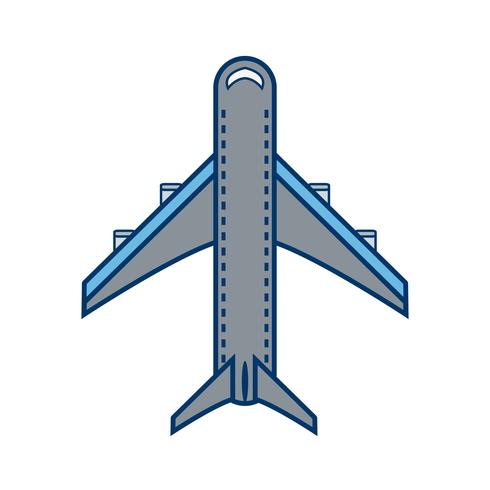 Vector icono de avión