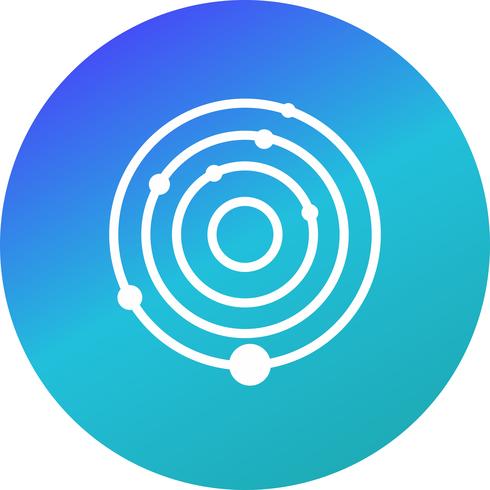 Solar System Vector Icon