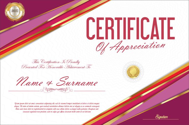 Certificate vector