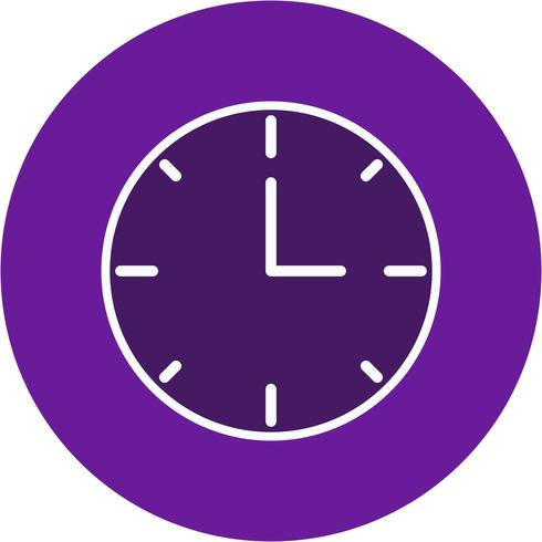 Vector icono de reloj