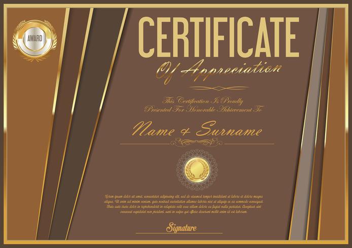 Certificate vector