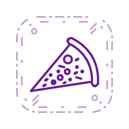 Vector icono de pizza