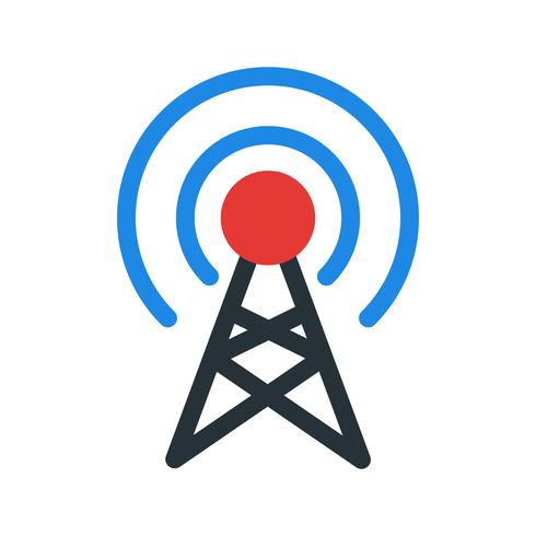 Broadcast Vector Icon