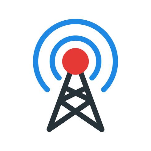 Broadcast Vector Icon