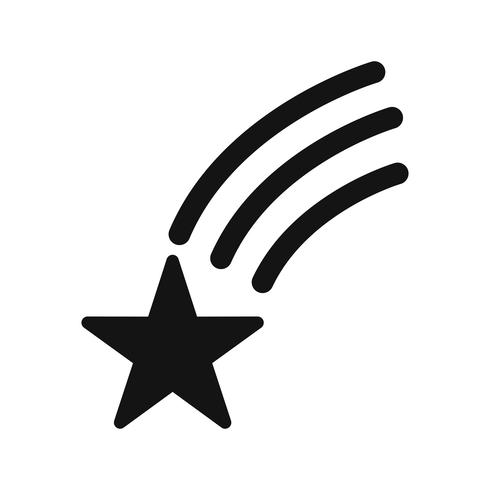 Falling Star Vector Icon