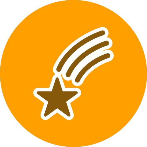 Falling Star Vector Icon