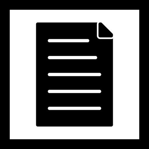 Vector Document Icon